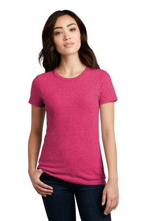 District Women's Perfect Blend CVC Tee. DM108L - Image 12