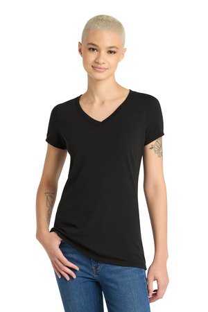District Women's Perfect Tri V-Neck Tee. DM1350L - Image 19