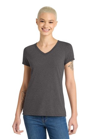 District Women's Perfect Tri V-Neck Tee. DM1350L - Image 13