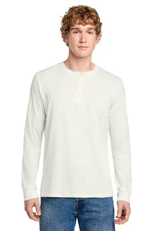District Perfect Tri Long Sleeve Henley DT145 - Image 4