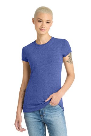 District Women's Fitted Perfect Tri Tee. DT155 - Image 4