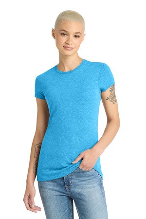 District Women's Fitted Perfect Tri Tee. DT155 - Image 5