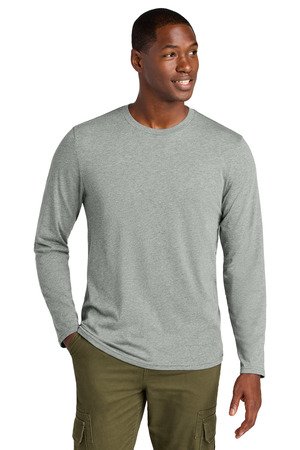District Perfect Weight CVC Long Sleeve Tee DT185 - Image 4