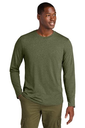 District Perfect Weight CVC Long Sleeve Tee DT185 - Image 2