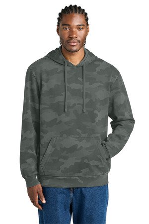 District Wash Camo Fleece Hoodie DT2200C - Image 2