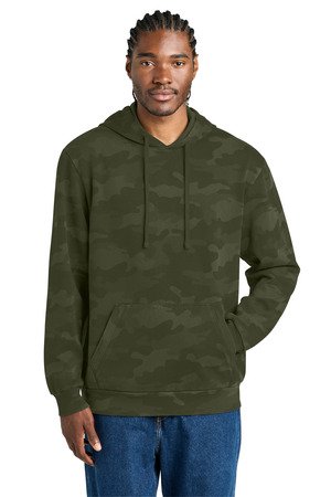 District Wash Camo Fleece Hoodie DT2200C - Image 3