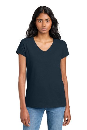 District Women's The Concert Tee V-Neck DT5002 - Image 6