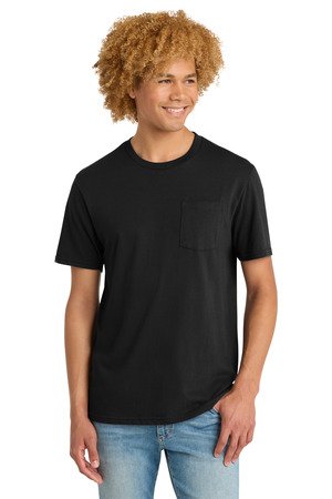 District Very Important Tee with Pocket. DT6000P - Image 3