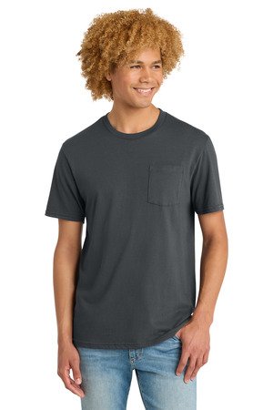 District Very Important Tee with Pocket. DT6000P - Image 6