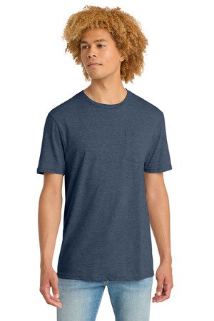 District Very Important Tee with Pocket. DT6000P - Image 4