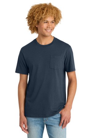 District Very Important Tee with Pocket. DT6000P - Image 8