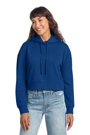 District Women's V.I.T. Fleece Hoodie DT6101 - Image 2