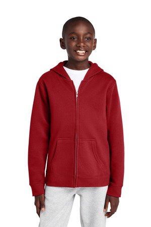 District Youth V.I.T. Fleece Full-Zip Hoodie DT6102Y - Image 2