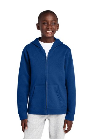 District Youth V.I.T. Fleece Full-Zip Hoodie DT6102Y - Image 3