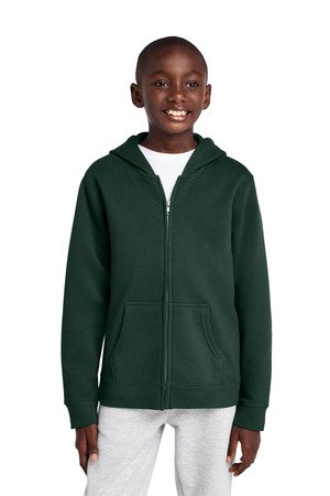 District Youth V.I.T. Fleece Full-Zip Hoodie DT6102Y - Image 4