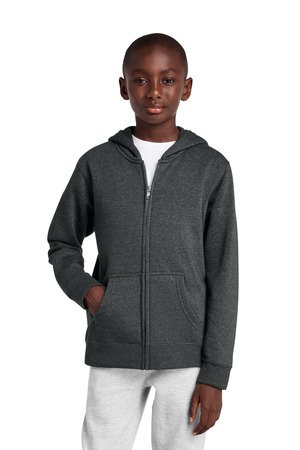 District Youth V.I.T. Fleece Full-Zip Hoodie DT6102Y - Image 5