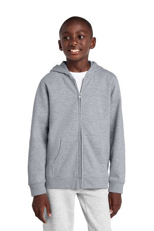 District Youth V.I.T. Fleece Full-Zip Hoodie DT6102Y - Image 6