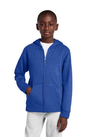 District Youth V.I.T. Fleece Full-Zip Hoodie DT6102Y - Image 8