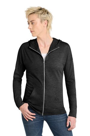 District Women's Medal Full-Zip Hoodie. DT665