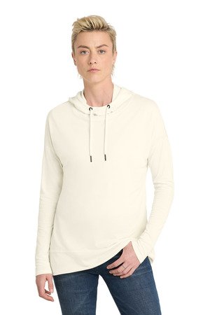 District Women's Featherweight French Terry Hoodie DT671 - Image 5