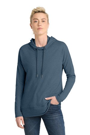 District Women's Featherweight French Terry Hoodie DT671 - Image 4