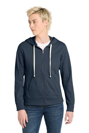 District Women's Re-Fleece Full-Zip Hoodie DT8103 - Image 7