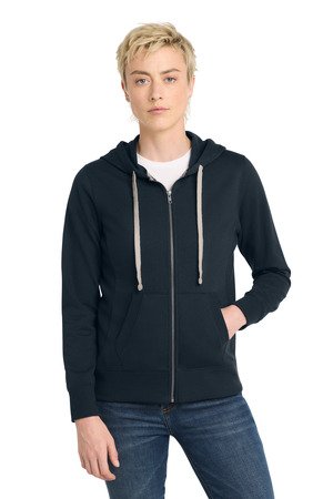 District Women's Re-Fleece Full-Zip Hoodie DT8103 - Image 5