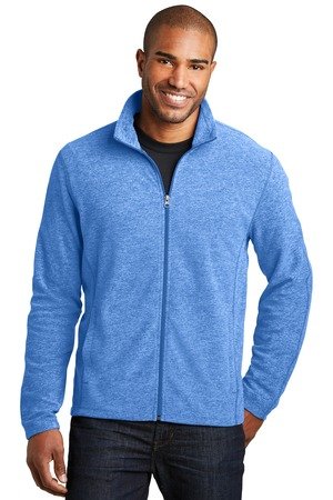 Port Authority Heather Microfleece Full-Zip Jacket. F235 - Image 2