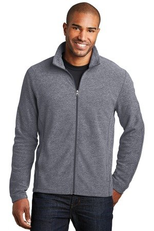 Port Authority Heather Microfleece Full-Zip Jacket. F235 - Image 4