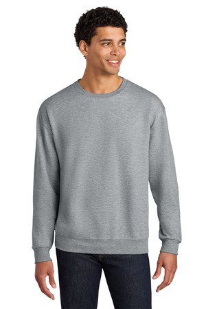 Jerzees Ultimate Unisex CVC Ring Spun Crewneck Sweatshirt IC48M - Image 6