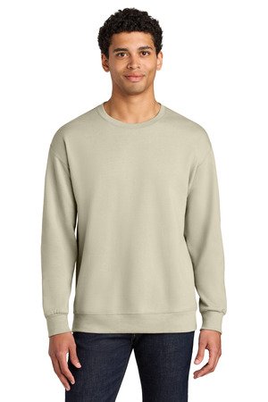 Jerzees Ultimate Unisex CVC Ring Spun Crewneck Sweatshirt IC48M - Image 2