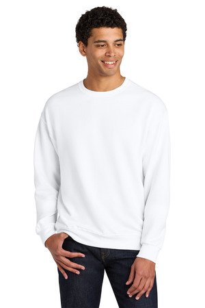 Jerzees Ultimate Unisex CVC Ring Spun Crewneck Sweatshirt IC48M - Image 5