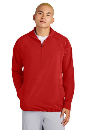 Sport-Tek Repeat 1/2-Zip Long Sleeve Hooded Jacket JST488 - Image 2