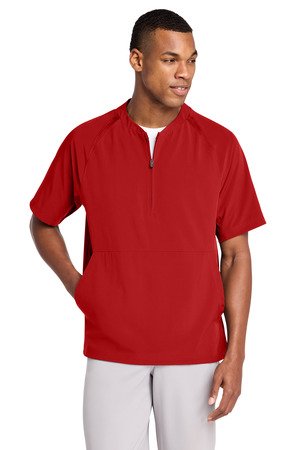 Sport-Tek Repeat 1/2-Zip Short Sleeve Jacket JST489 - Image 2