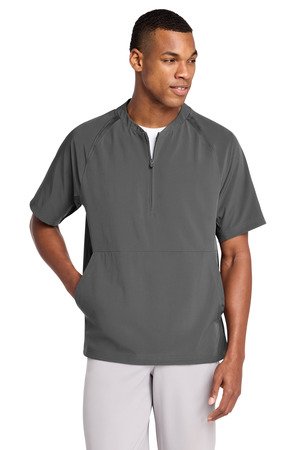Sport-Tek Repeat 1/2-Zip Short Sleeve Jacket JST489 - Image 4