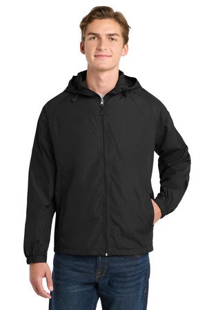 Sport-Tek Hooded Raglan Jacket. JST73