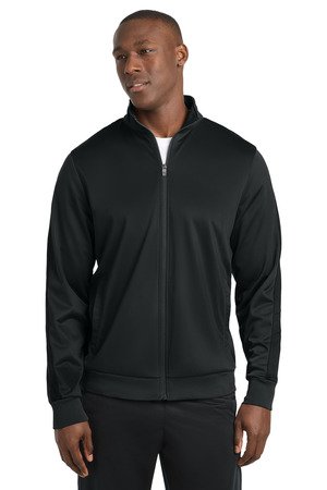 Sport-Tek Tricot Sleeve Stripe Track Jacket. JST94