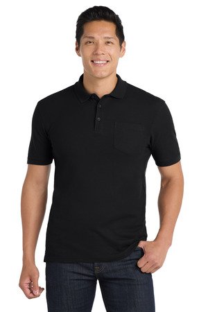 Port Authority Core Classic Pique Pocket Polo. K100P - Image 2