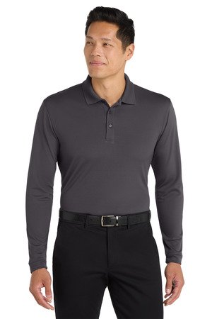 Port Authority Dry Zone UV Micro-Mesh Long Sleeve Polo K110LS - Image 2