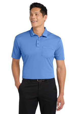 Port Authority Silk Touch Performance Pocket Polo. K540P - Image 3