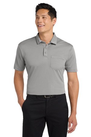 Port Authority Silk Touch Performance Pocket Polo. K540P - Image 10