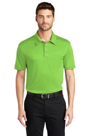 Port Authority Silk Touch Performance Pocket Polo. K540P - Image 4