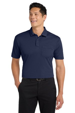 Port Authority Silk Touch Performance Pocket Polo. K540P - Image 5