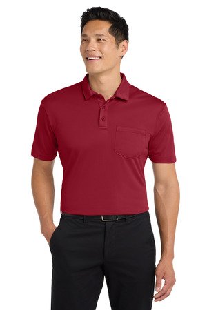 Port Authority Silk Touch Performance Pocket Polo. K540P - Image 6