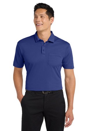 Port Authority Silk Touch Performance Pocket Polo. K540P - Image 7