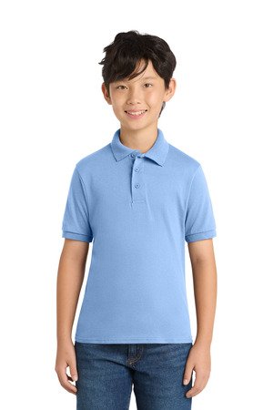 Port & Co Youth Core Blend Jersey Knit Polo. KP55Y - Image 6
