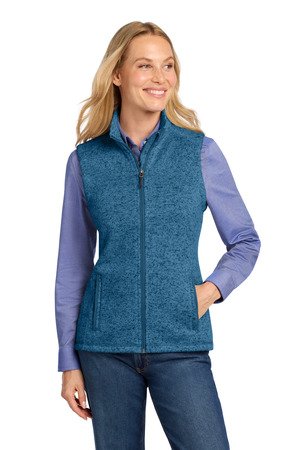 Port Authority Women's Sweater Fleece Vest L236 - Image 3