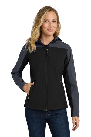 Port Authority Women's Hooded Core Soft Shell Jacket. L335