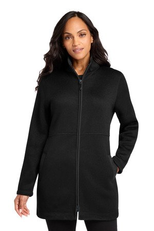 Port Authority Women's Arc Sweater Fleece Long Jacket L425 - Image 3