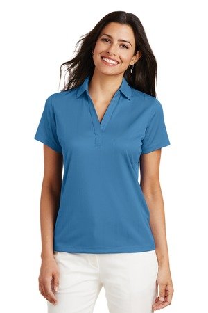 Port Authority Women's Performance Fine Jacquard Polo. L528 - Image 9